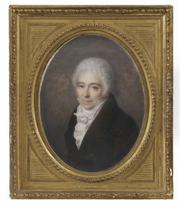 Portrait De L'acteur Barnabe Leroux, Dit Henry (1772-1853)