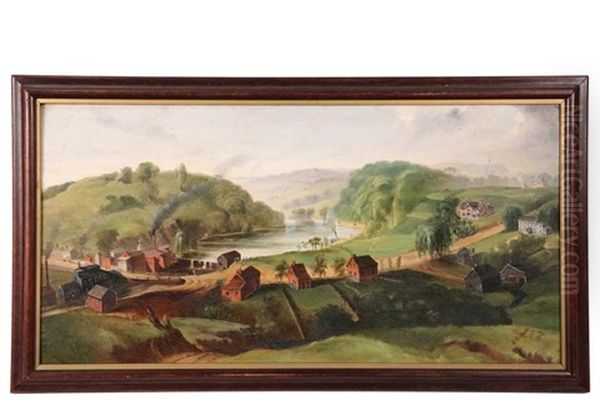 View Of An Upstate New York Mill Town - view 1