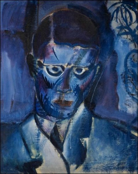 Sininen Omakuva (+ Another Painting, Verso) - view 1