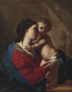 The Madonna And Child by Elisabetta Sirani