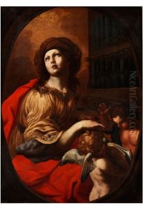 Die Heilige Cecilia by Elisabetta Sirani
