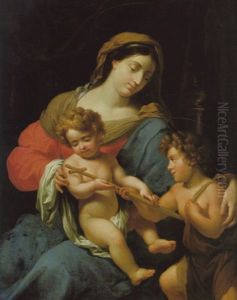 Madonna Con Bambino E San Giovanni Madonna Con Bambino E San Giovanni