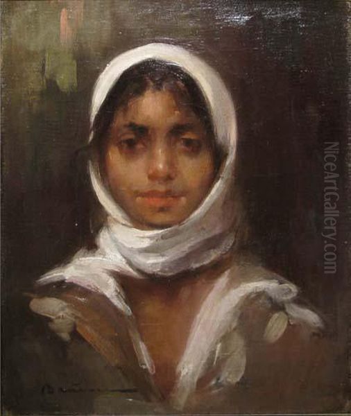 Tanara Cu Basma Alba - view 1