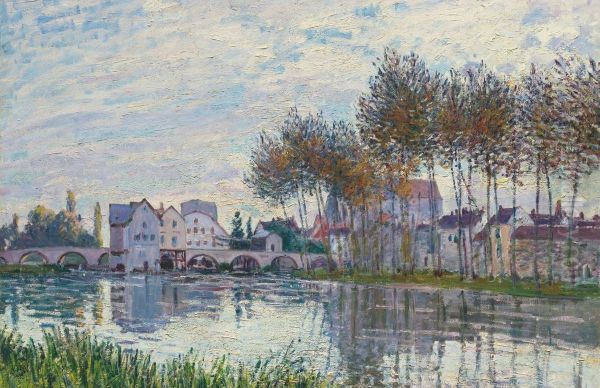 Moret Au Coucher Du Soleil, Octobre - view 1