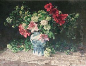 Blumenstraus Mit Amaryllis by Clara Von Sivers