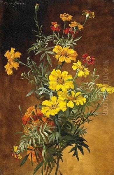 Blumenstilleben Mit Tagetes - view 1