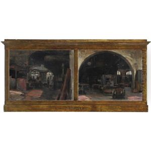 Officine (+ Le Macchine; Diptych) by Carlo Siviero