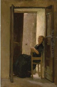 Donna Sulla Porta by Carlo Siviero