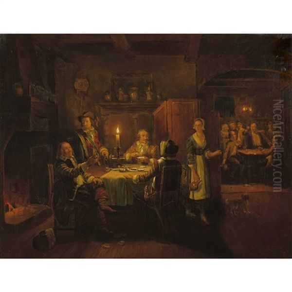 Nachtliche Wirtshausszene - view 1