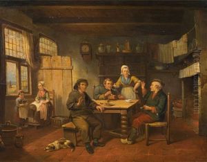 Bauernstube by Pieter Geerard Sjamaar