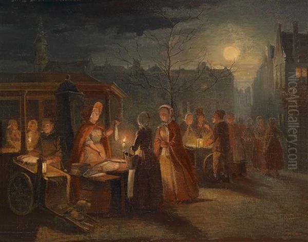Nachtlicher Fischmarkt - view 1