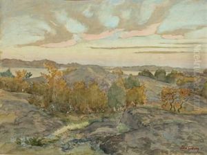 View Of The Swedish Skaergaard by Axel Sjoeberg