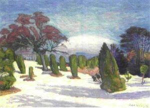 Landskap I Varvinter by Axel Sjoeberg