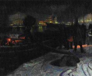 Kvall I Hamn - Stockholm by Axel Sjoeberg