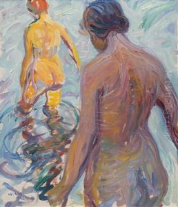 Swimmers by Vilho Sjoestroem