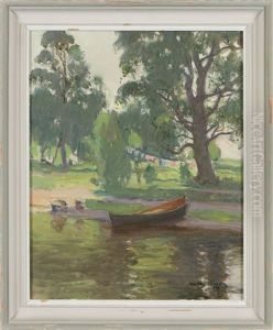 Rowboat At Shore
