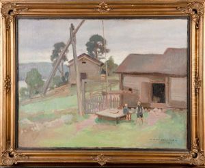 Yard View by Vilho Sjoestroem