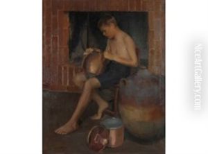 Youth Polishing Copper
