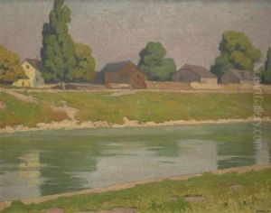 Heiligenstadter Hauser Am Fluss by Robert Skala