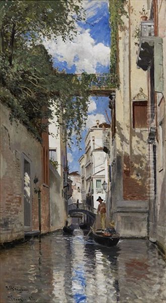 Venetiansk Kanalbild - view 1
