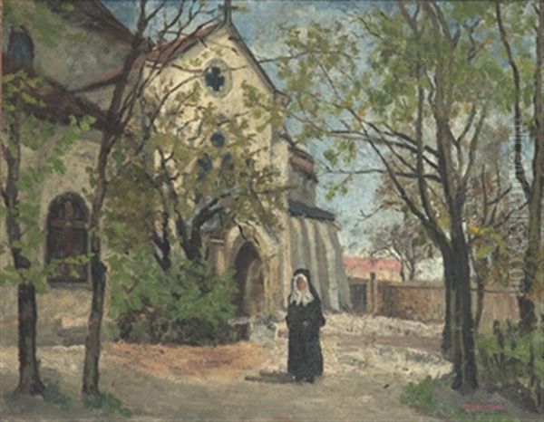 Nunna Vid Kyrkan, Bretagne - view 1