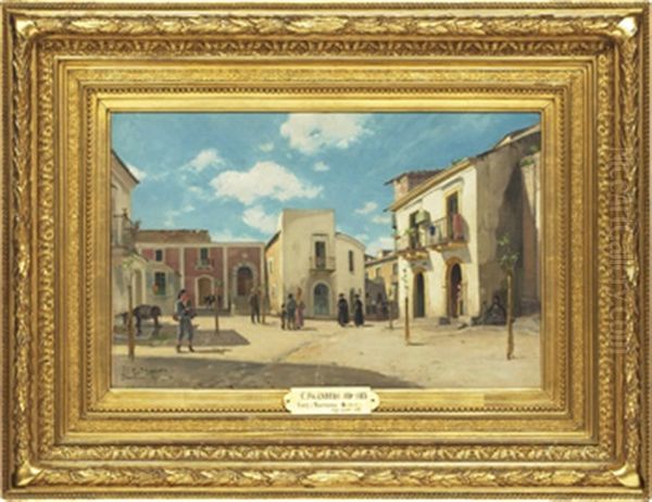 Torg I Taormina (sicilien) - view 1