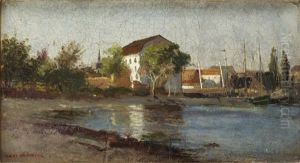 Hollandskt Kustlandskap by Carl Skanberg