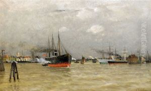 Hollandsk Hamnbild Hollandsk Hamnbild