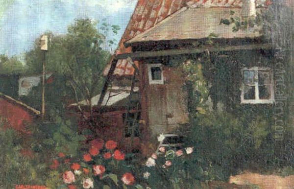 Gardsexterior Med Rosor - view 1