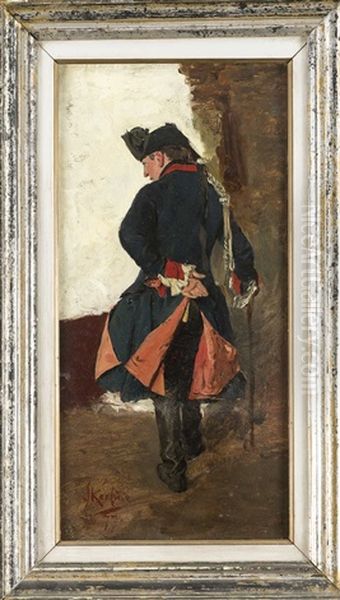 Ruckenansicht Von Friedrich Ii Am Gehstock - view 1