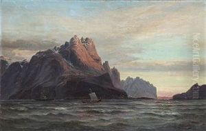 Vaagekallen. Lofoten. Norge by Edvard Skari