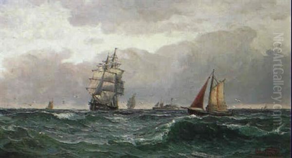 Marine, Skibe Pa Havet - view 1