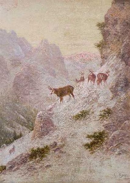 Hirsche (+ Gemsen Im Gebirge; 2 Works) - view 1