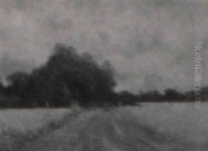 Figures On A Meadow Path