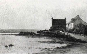 Old Houses, Afternoon by Leslie James Skelton