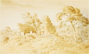 Greek Landscapes (4 Works) by James Skene Of Rubislaw