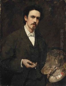 Portrait Of Sir James Jebusa Shannon (1862-1923) by Frank Markham Skipworth