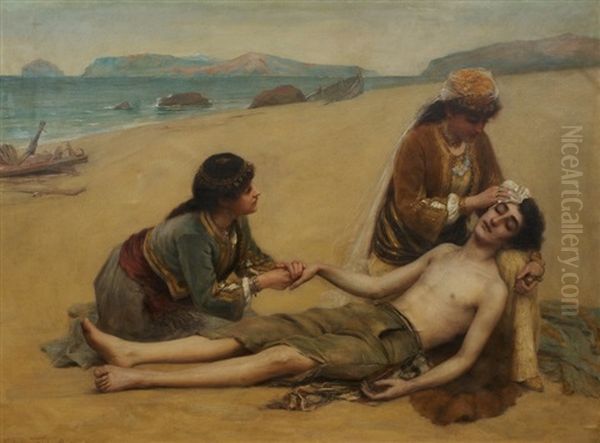 Gypsies Reviving A Drowned Youth - view 1