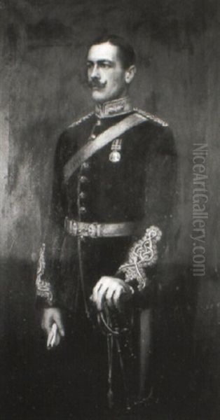 Portrait Of A Gentleman In Military Dress - view 1
