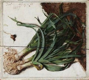Leeks On A Table