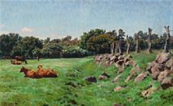 Landscape With Cows - view 1