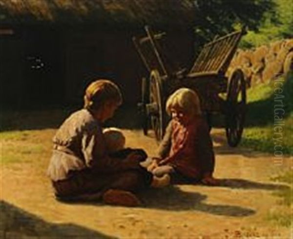 Bornene Leger I Solskinnet - view 1