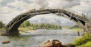 Broen Og Fjaeldene by Niels Kristian Skovgaard