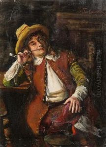 Smoker With A Pipe