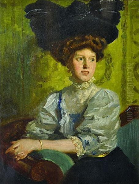 The Art Nouveau Lady - view 1