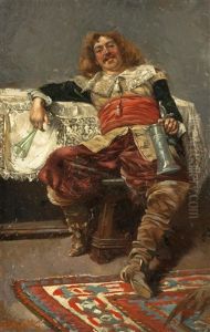 Frohlicher Trinker