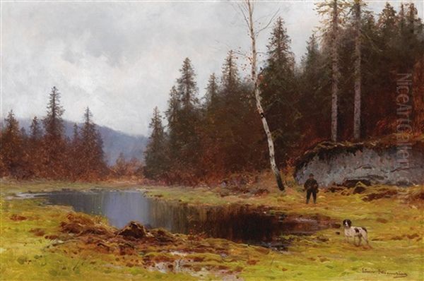 Hunter By The Pond - view 1