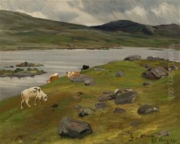 Kyr Ved Fjellvann - view 1