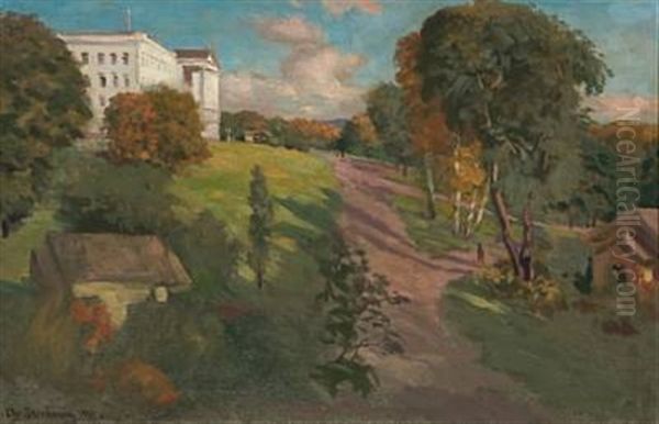 Fra Det Kongelige Slott I Kristiania - view 1