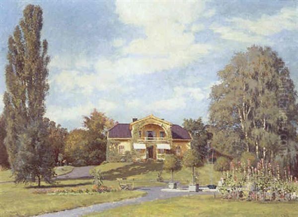 Sommerstemning Ved Villaen "gimle", Terrak, Helgeland - view 1
